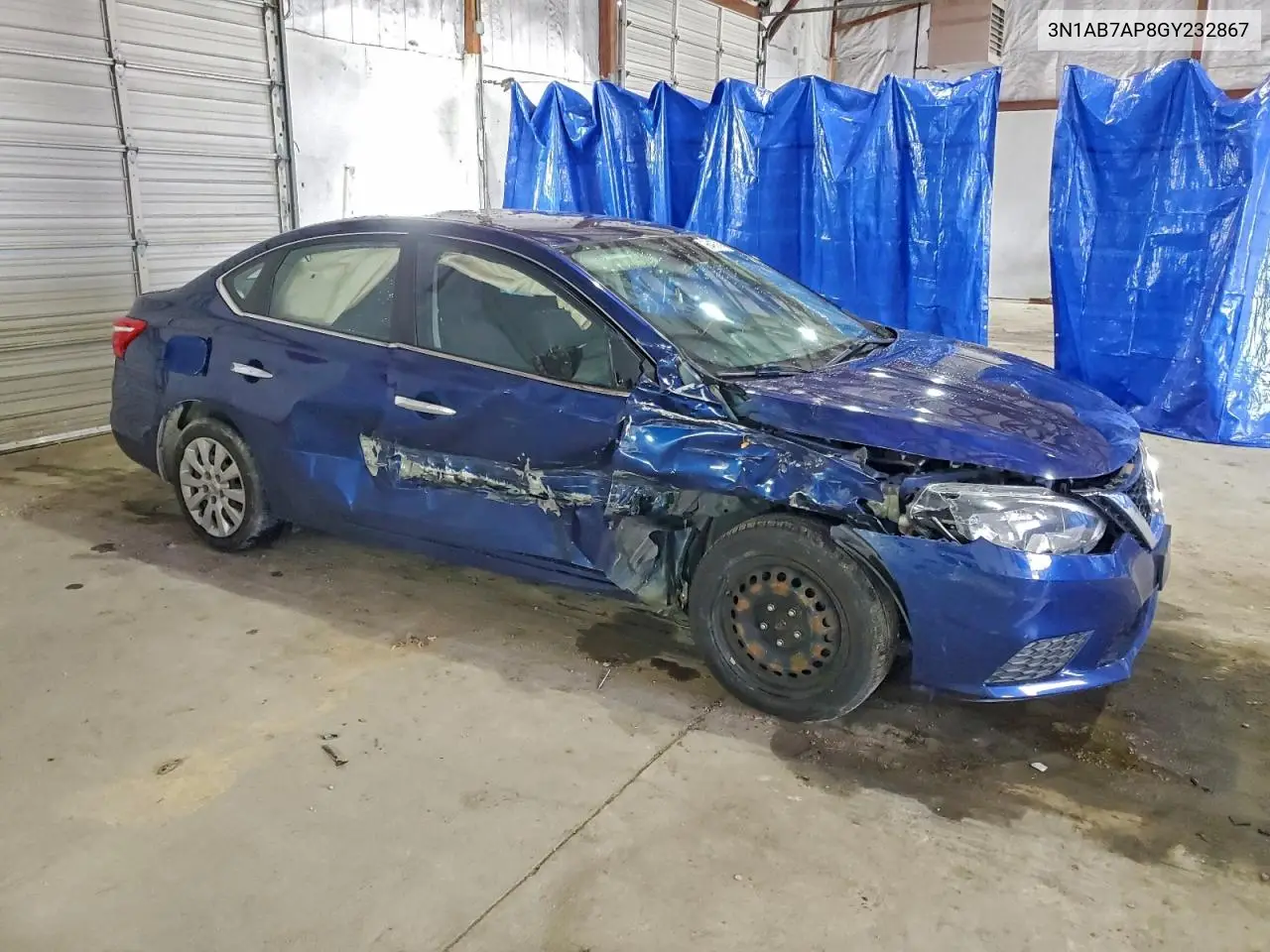 3N1AB7AP8GY232867 2016 Nissan Sentra S