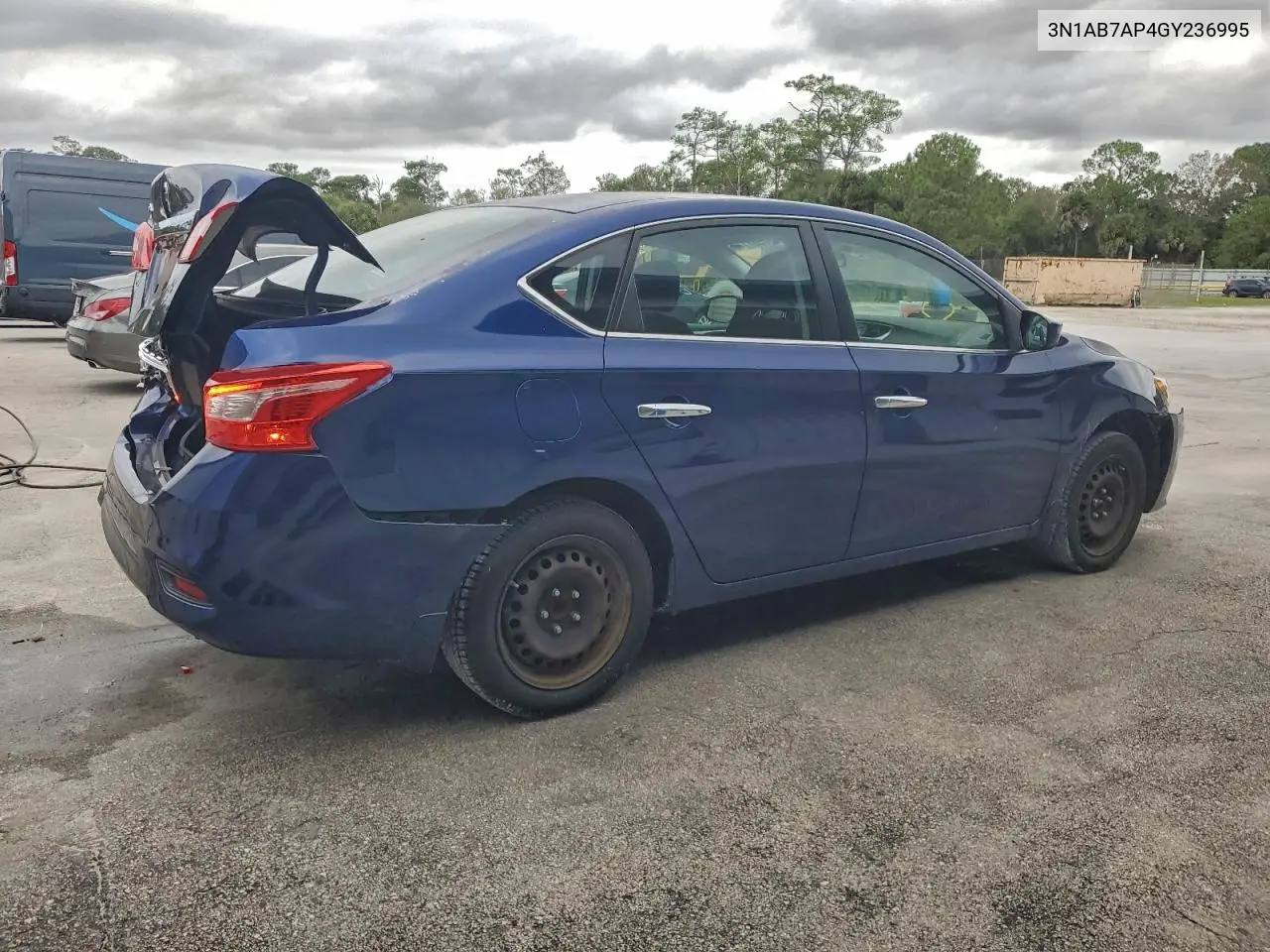 3N1AB7AP4GY236995 2016 Nissan Sentra S
