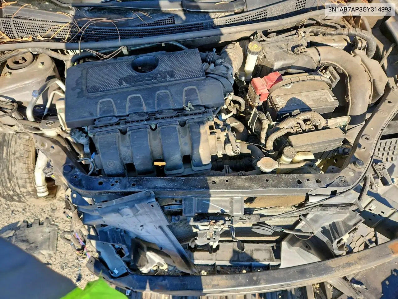 3N1AB7AP3GY314893 2016 Nissan Sentra S