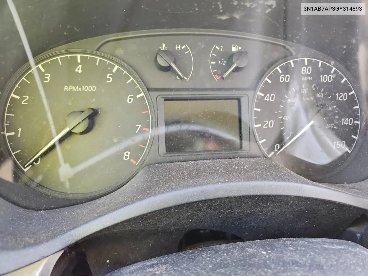 3N1AB7AP3GY314893 2016 Nissan Sentra S