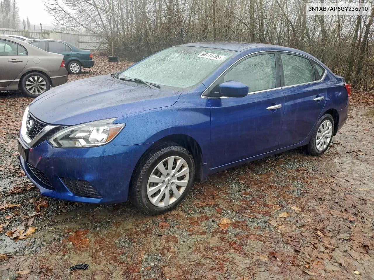3N1AB7AP6GY236710 2016 Nissan Sentra S