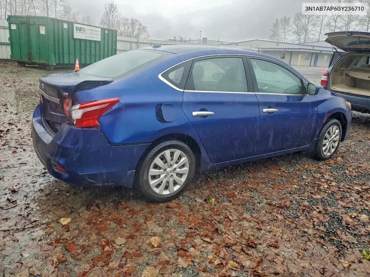 3N1AB7AP6GY236710 2016 Nissan Sentra S