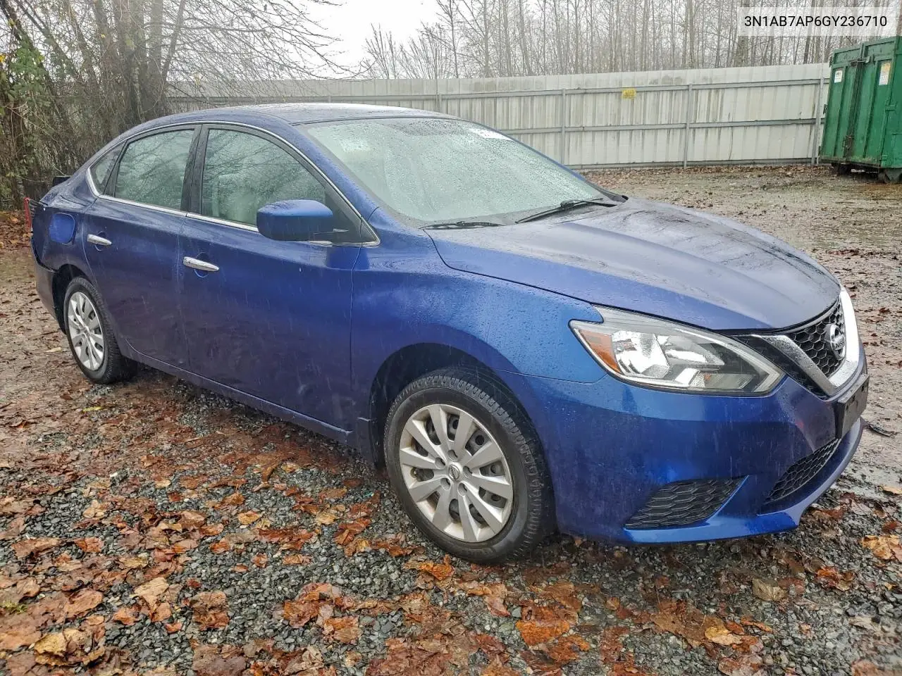3N1AB7AP6GY236710 2016 Nissan Sentra S