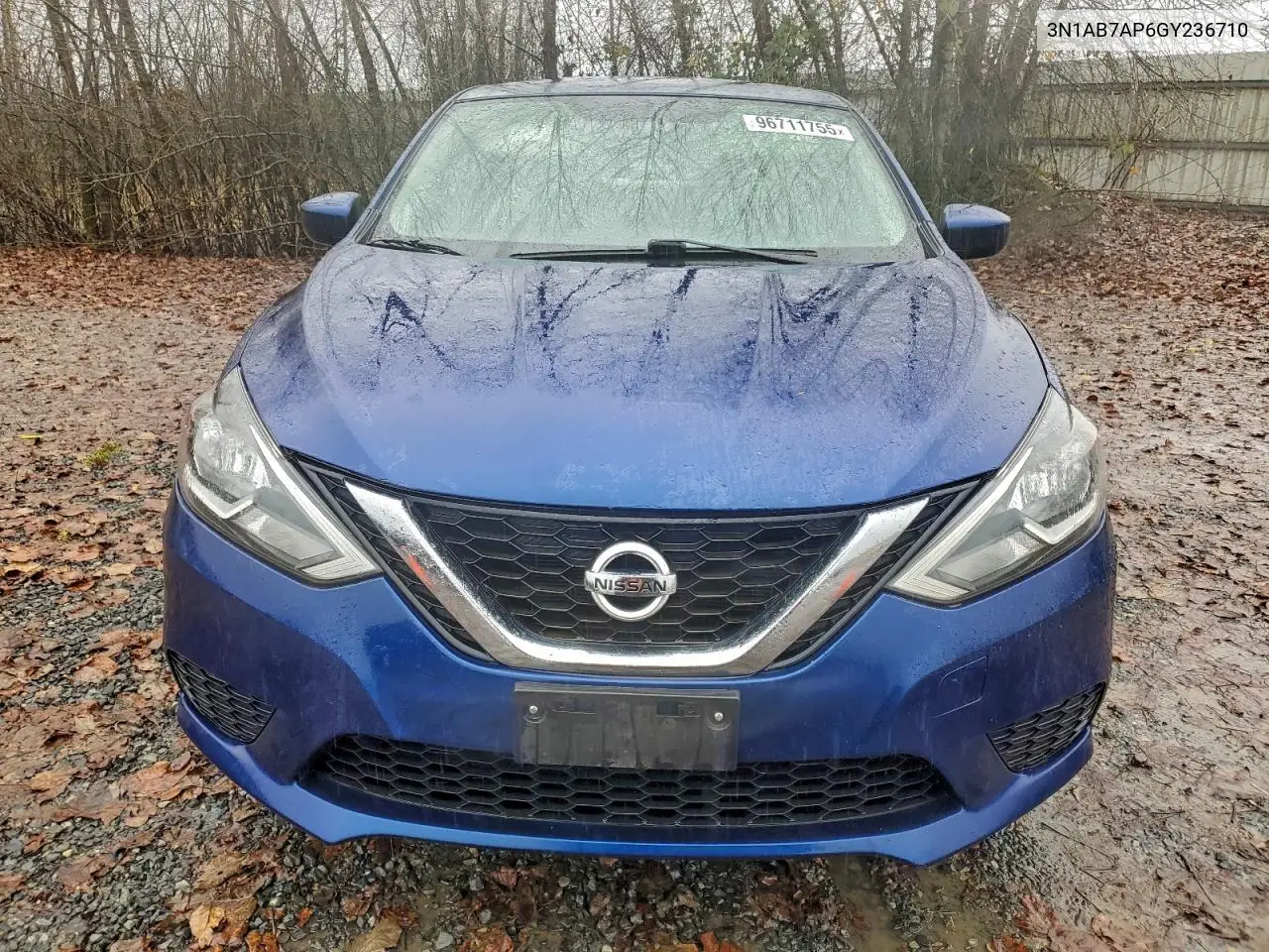 3N1AB7AP6GY236710 2016 Nissan Sentra S
