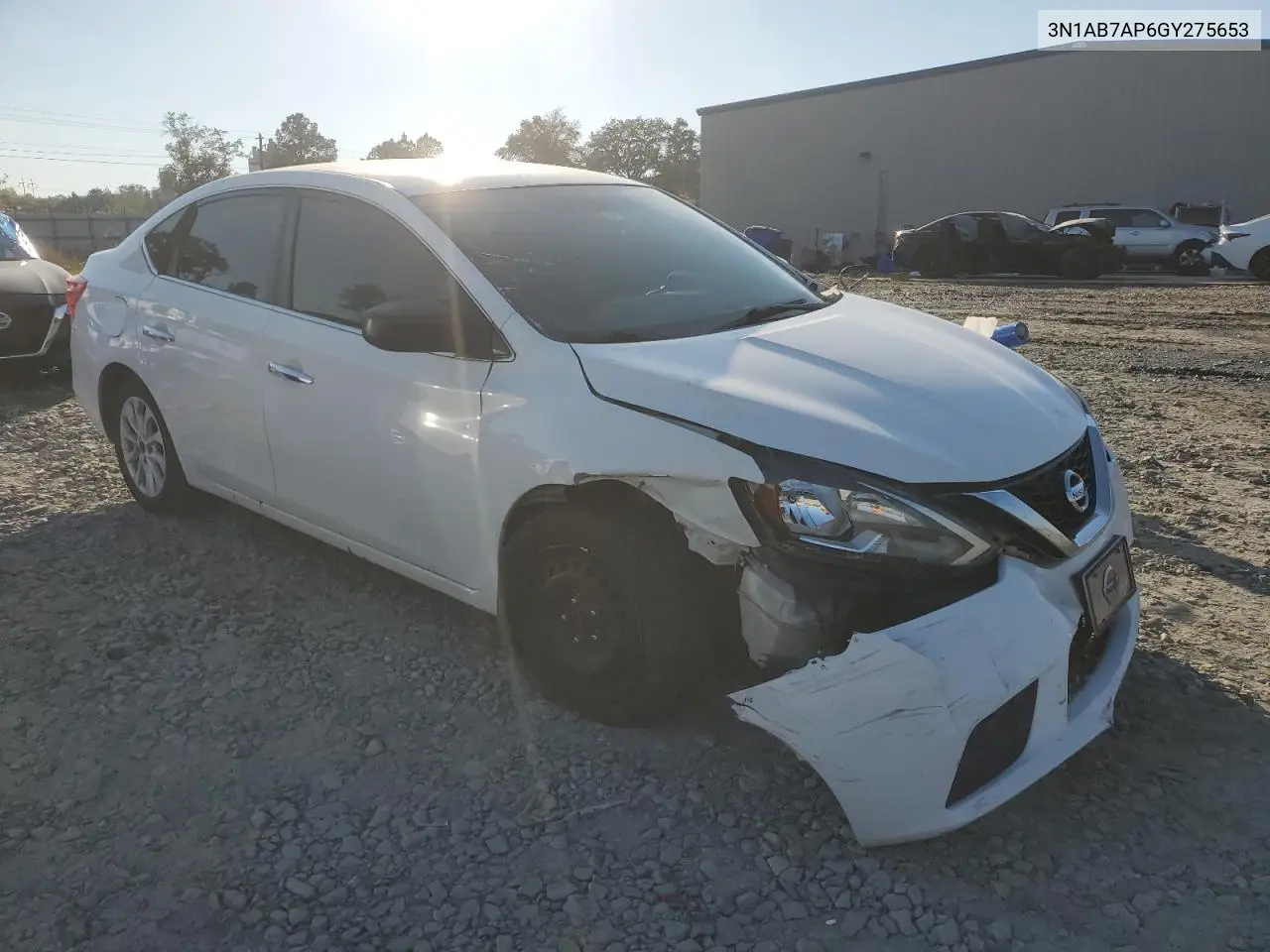 3N1AB7AP6GY275653 2016 Nissan Sentra S
