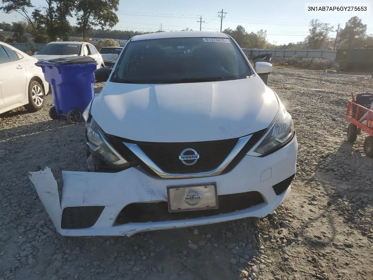 3N1AB7AP6GY275653 2016 Nissan Sentra S