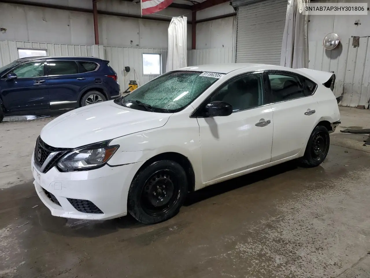 3N1AB7AP3HY301806 2017 Nissan Sentra S