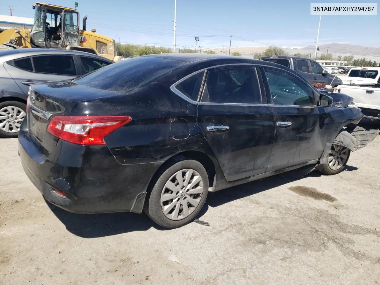 2017 Nissan Sentra S VIN: 3N1AB7APXHY294787 Lot: 51771314