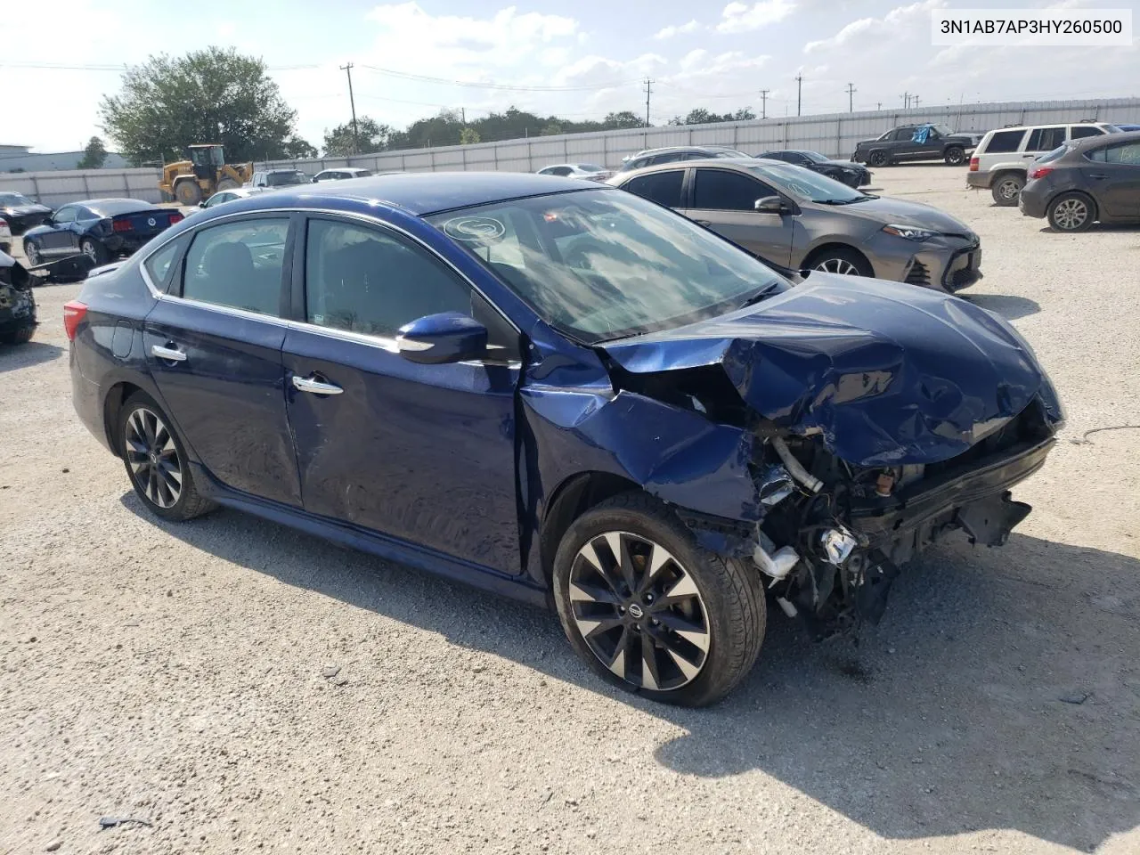 2017 Nissan Sentra S VIN: 3N1AB7AP3HY260500 Lot: 55917984