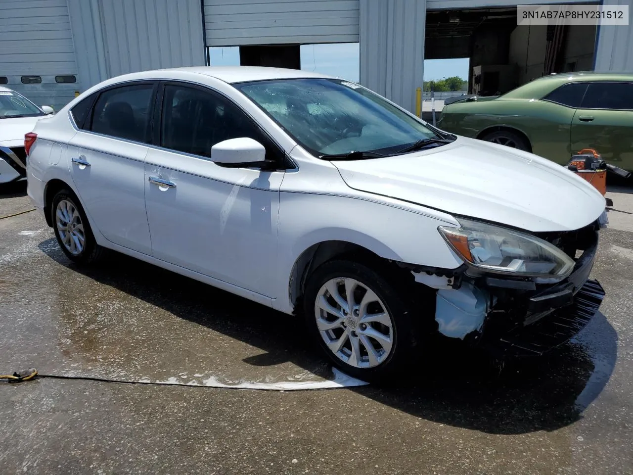 3N1AB7AP8HY231512 2017 Nissan Sentra S