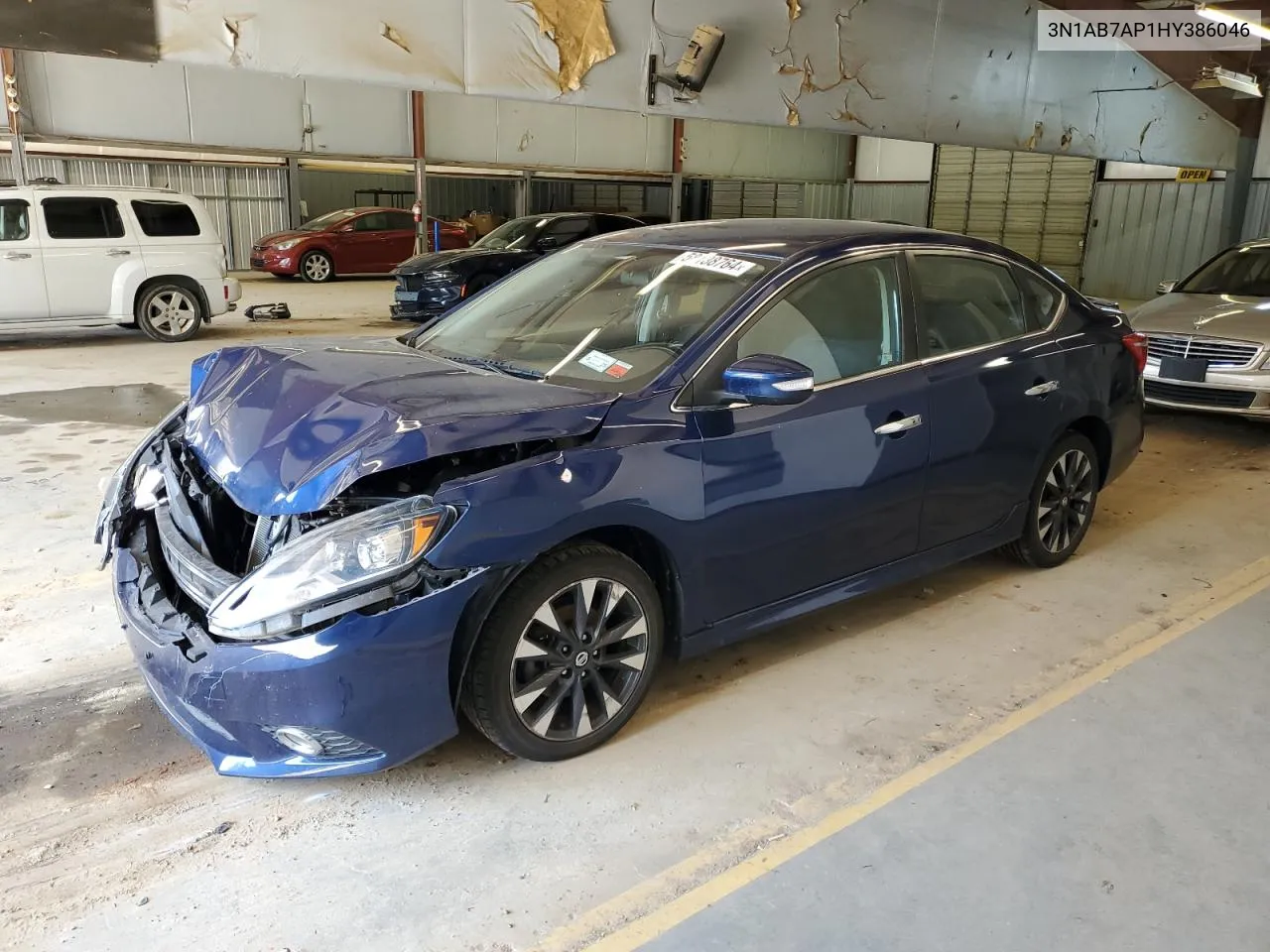 3N1AB7AP1HY386046 2017 Nissan Sentra S