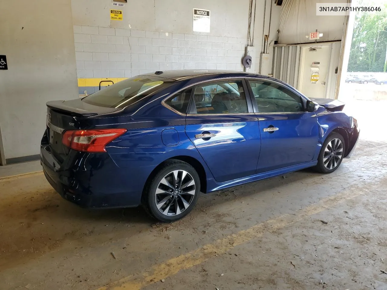 3N1AB7AP1HY386046 2017 Nissan Sentra S