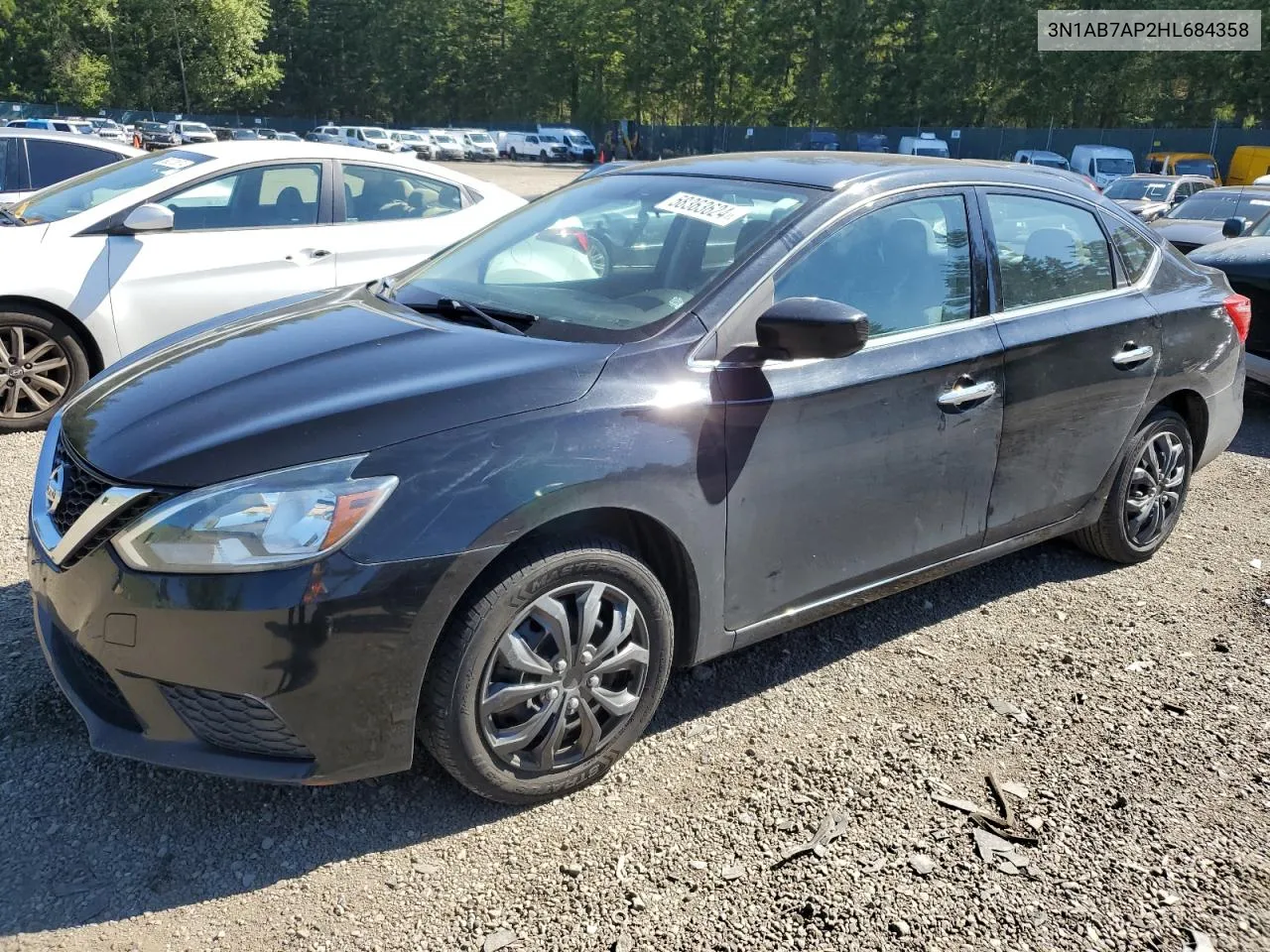 2017 Nissan Sentra S VIN: 3N1AB7AP2HL684358 Lot: 58363624