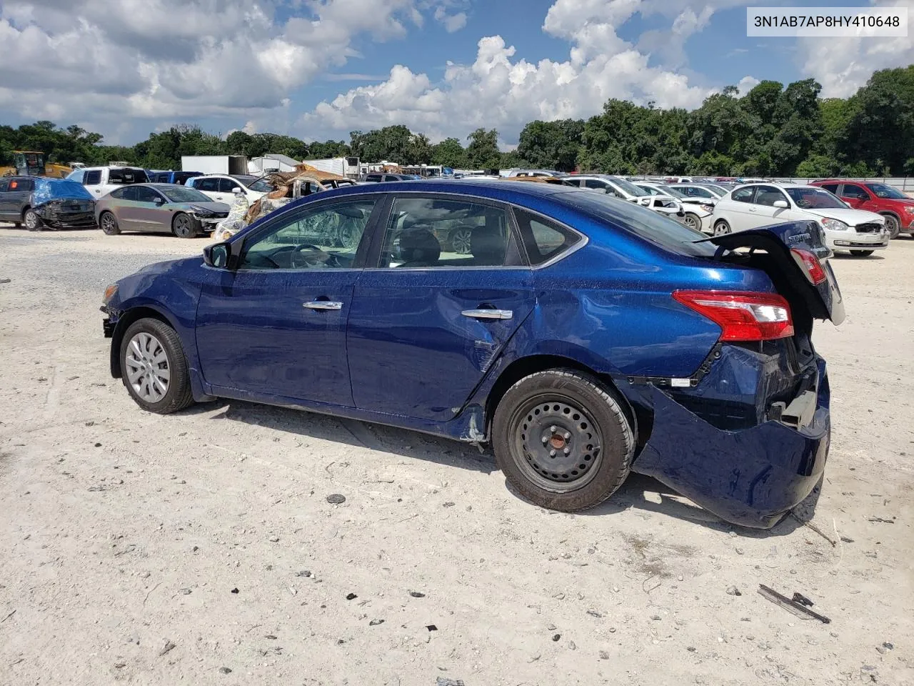 2017 Nissan Sentra S VIN: 3N1AB7AP8HY410648 Lot: 60714064