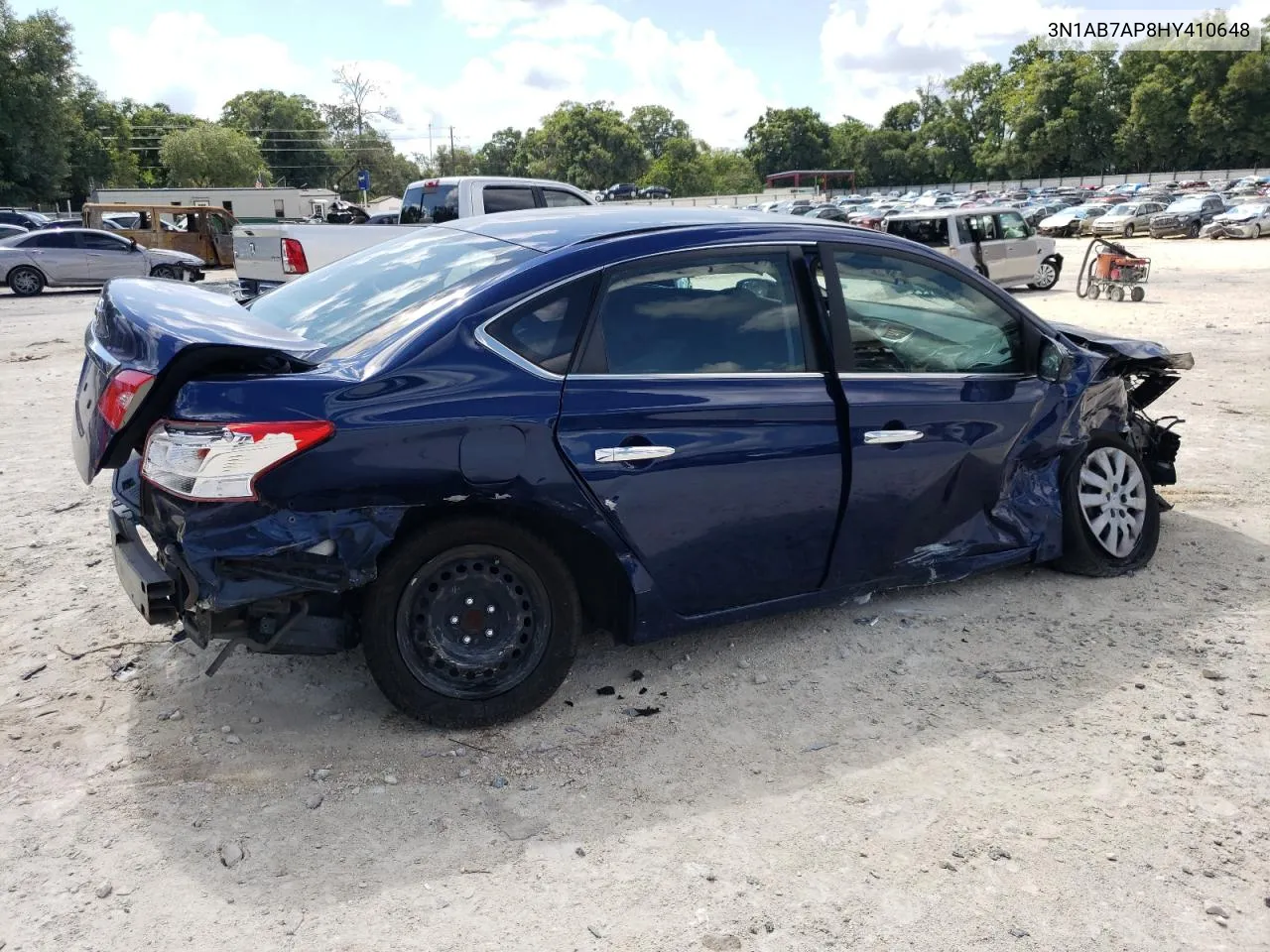 2017 Nissan Sentra S VIN: 3N1AB7AP8HY410648 Lot: 60714064