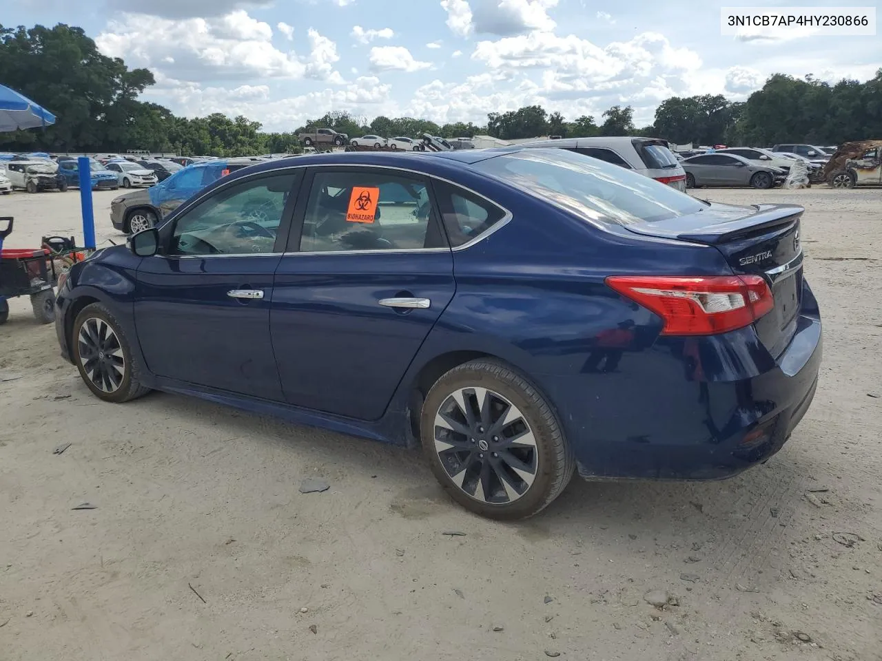 2017 Nissan Sentra Sr Turbo VIN: 3N1CB7AP4HY230866 Lot: 61550004