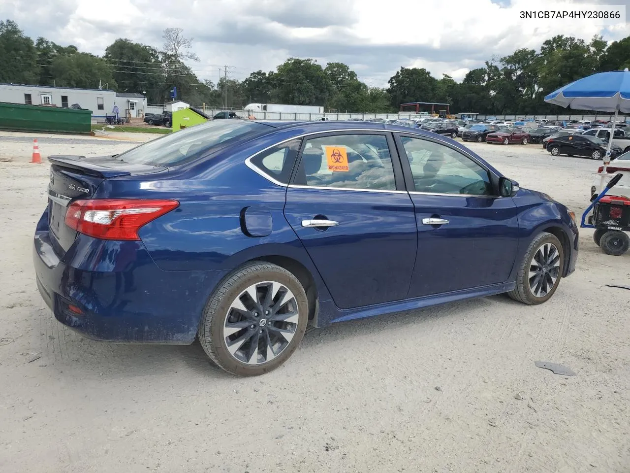 2017 Nissan Sentra Sr Turbo VIN: 3N1CB7AP4HY230866 Lot: 61550004