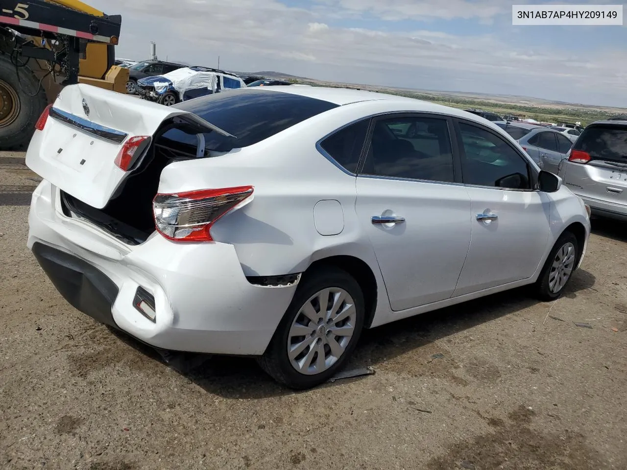 2017 Nissan Sentra S VIN: 3N1AB7AP4HY209149 Lot: 62114274