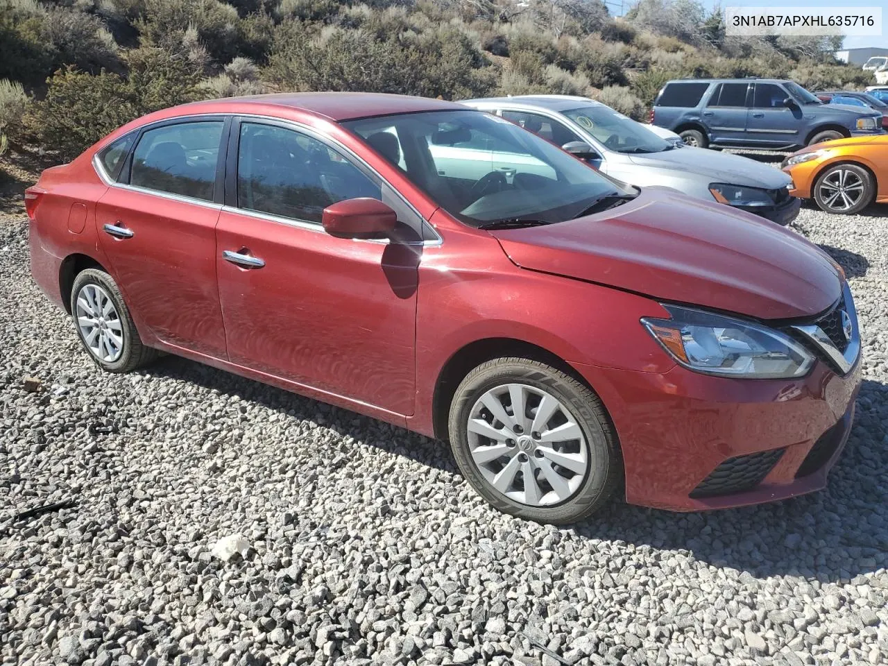 3N1AB7APXHL635716 2017 Nissan Sentra S