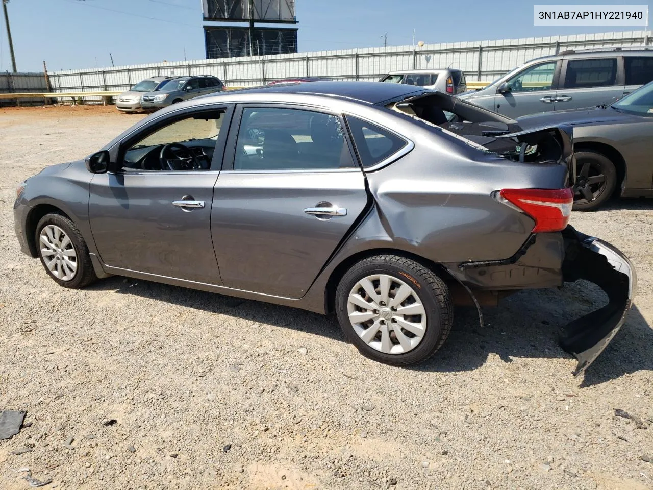 2017 Nissan Sentra S VIN: 3N1AB7AP1HY221940 Lot: 66866314