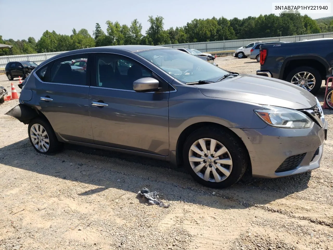 2017 Nissan Sentra S VIN: 3N1AB7AP1HY221940 Lot: 66866314