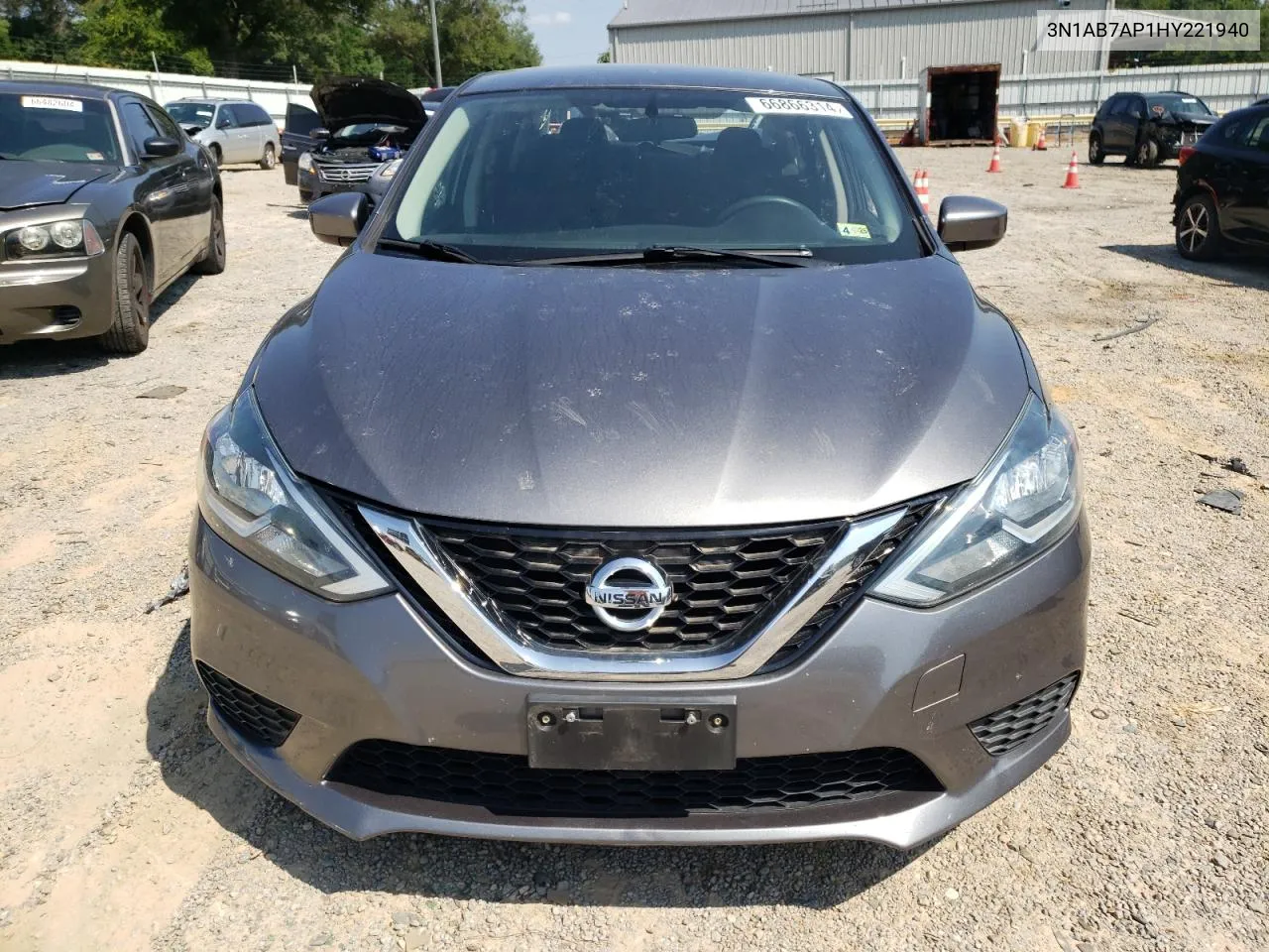 2017 Nissan Sentra S VIN: 3N1AB7AP1HY221940 Lot: 66866314