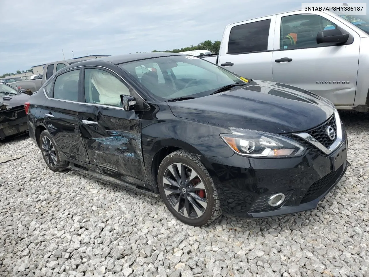 2017 Nissan Sentra S VIN: 3N1AB7AP8HY386187 Lot: 68170974