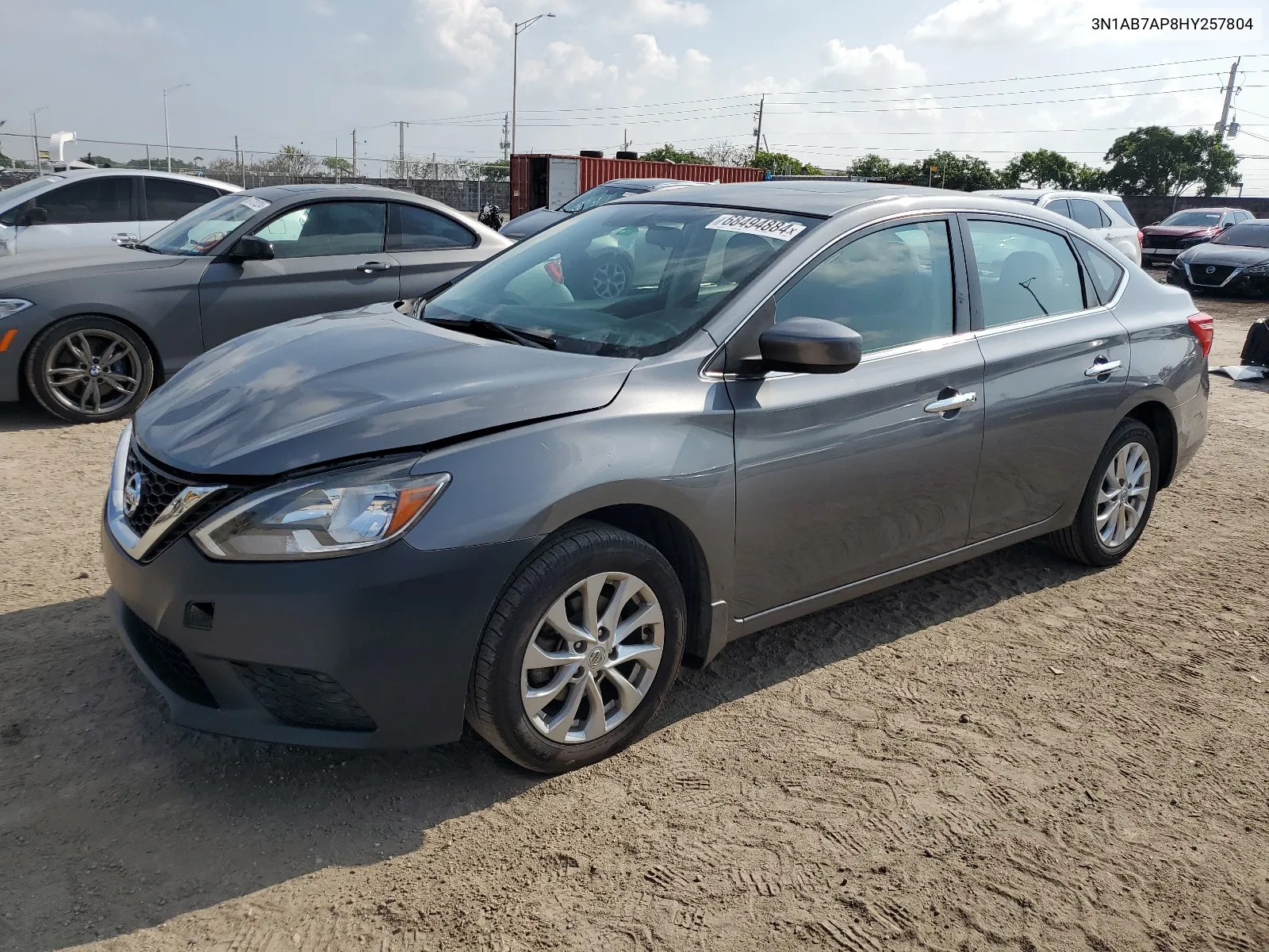 2017 Nissan Sentra S VIN: 3N1AB7AP8HY257804 Lot: 68494884