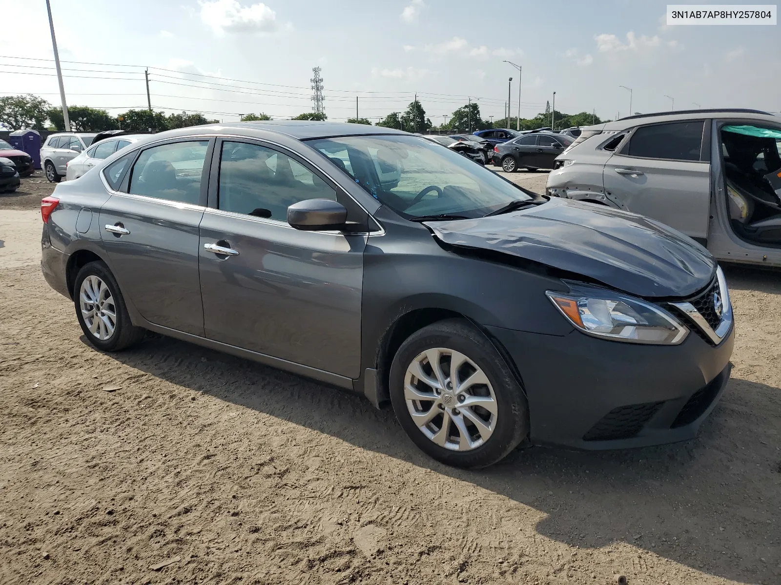 2017 Nissan Sentra S VIN: 3N1AB7AP8HY257804 Lot: 68494884