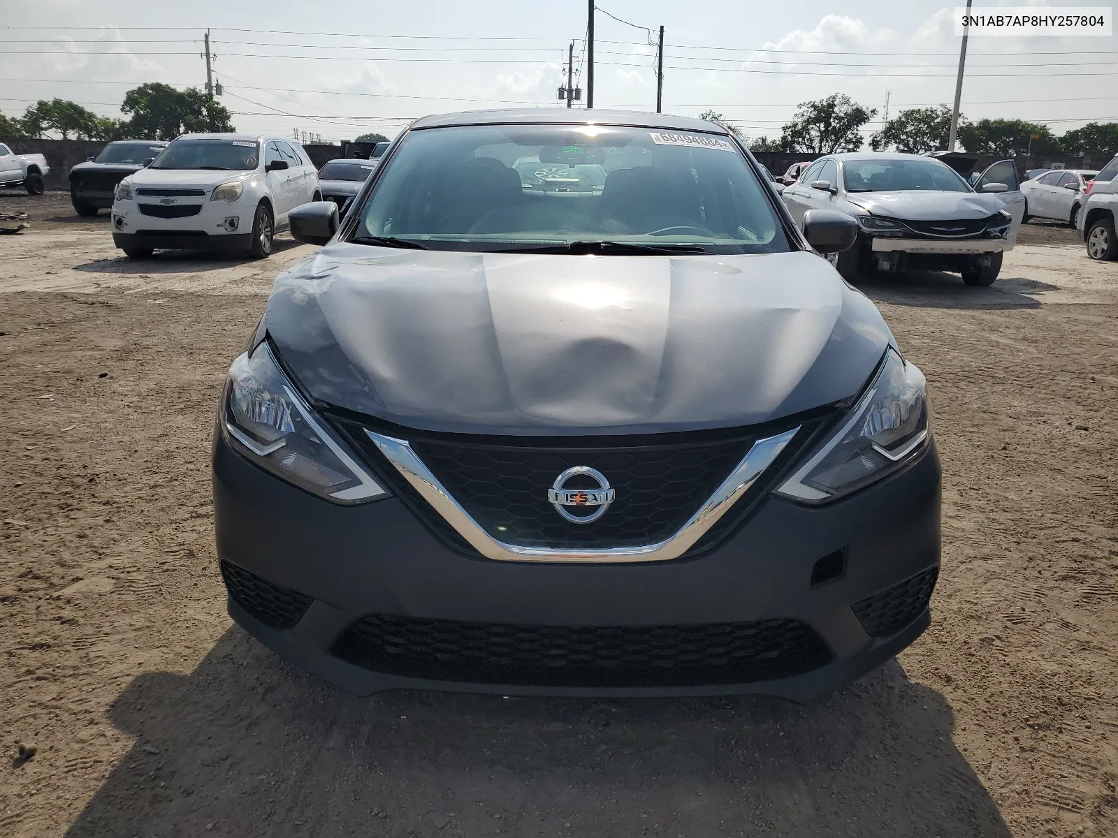 2017 Nissan Sentra S VIN: 3N1AB7AP8HY257804 Lot: 68494884