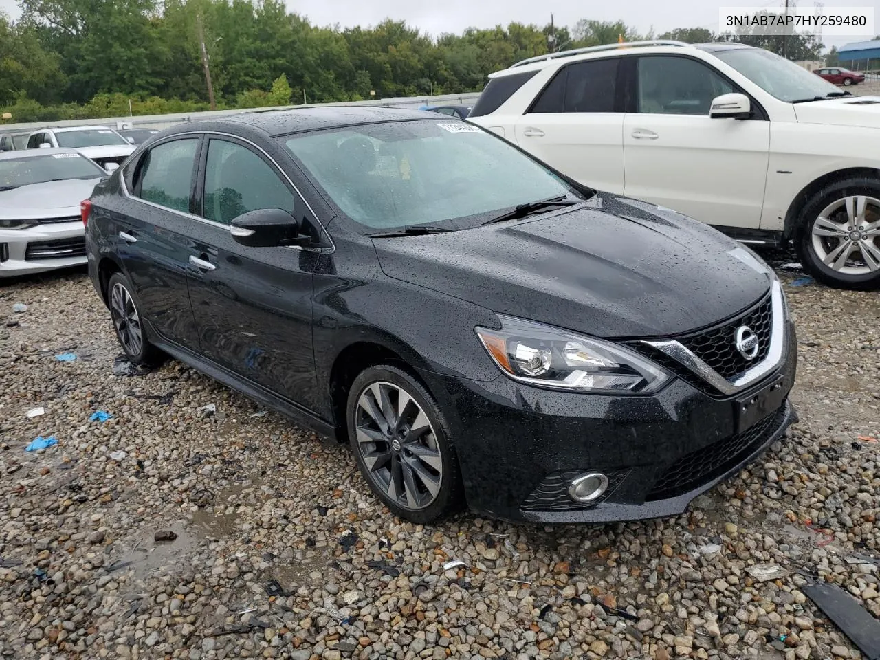 3N1AB7AP7HY259480 2017 Nissan Sentra S