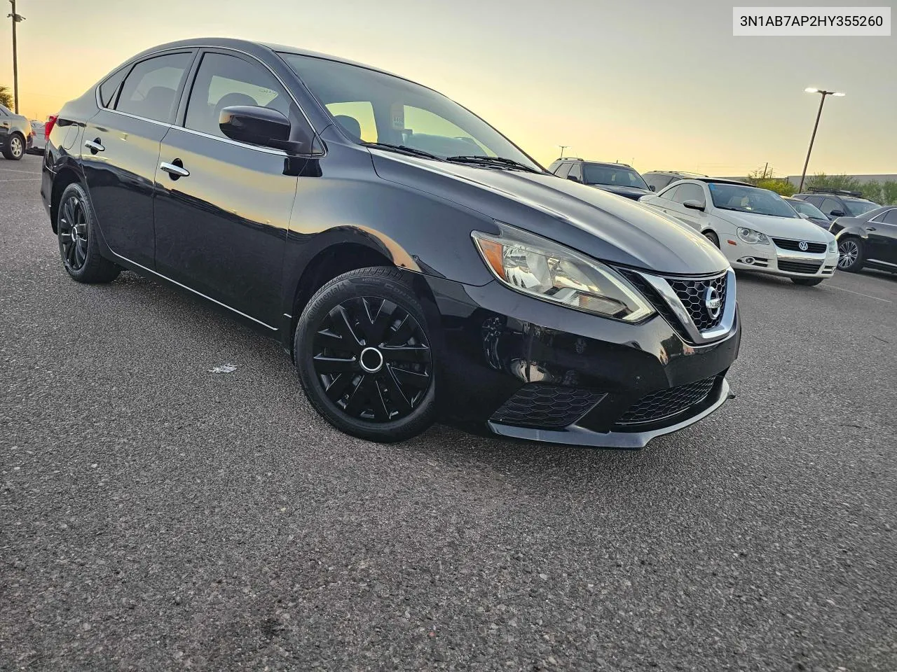 2017 Nissan Sentra S VIN: 3N1AB7AP2HY355260 Lot: 73259444