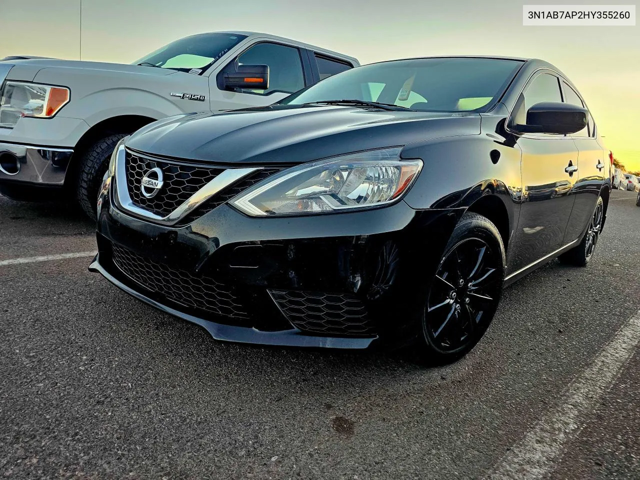 2017 Nissan Sentra S VIN: 3N1AB7AP2HY355260 Lot: 73259444