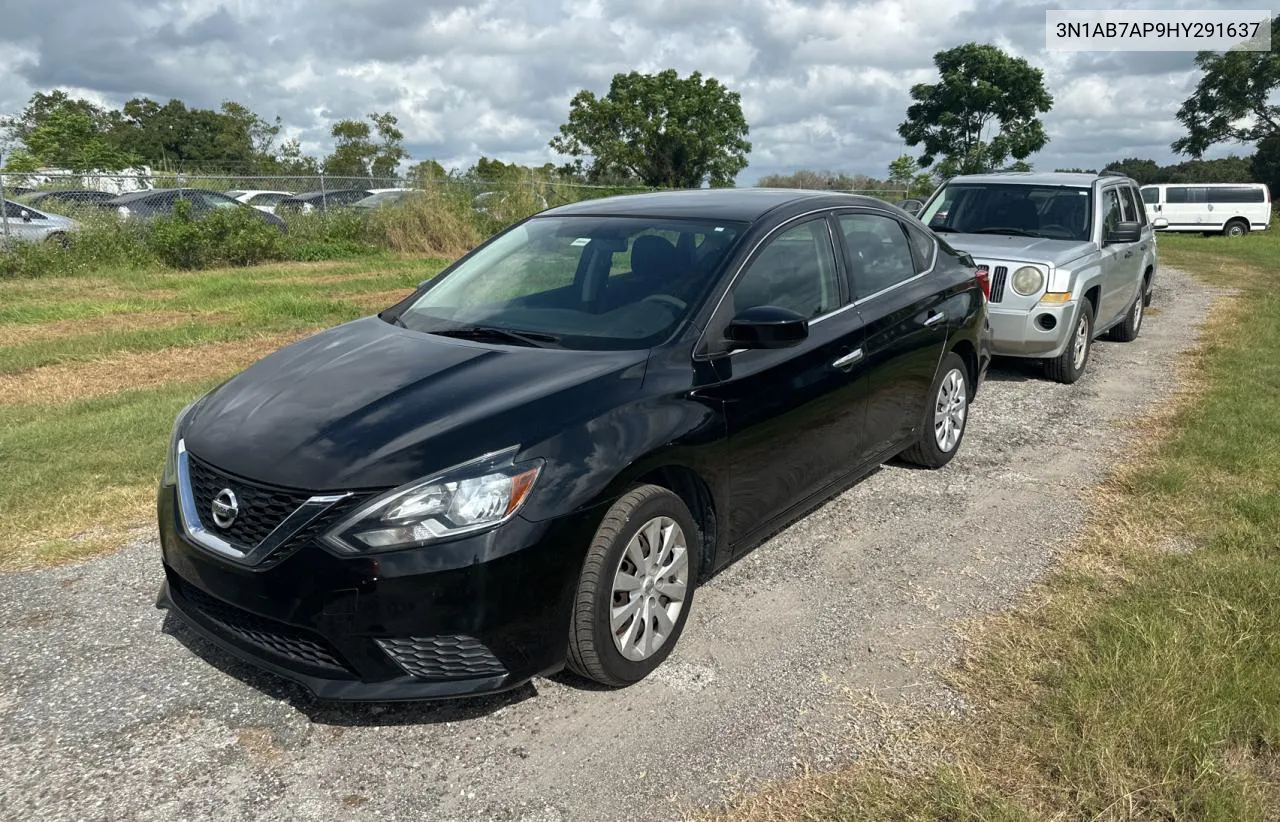 2017 Nissan Sentra S VIN: 3N1AB7AP9HY291637 Lot: 73376014