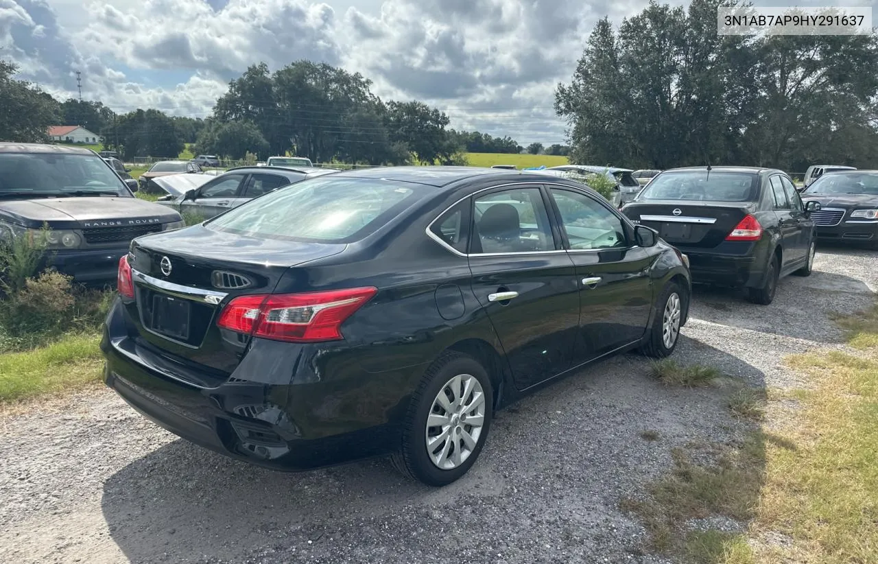 2017 Nissan Sentra S VIN: 3N1AB7AP9HY291637 Lot: 73376014