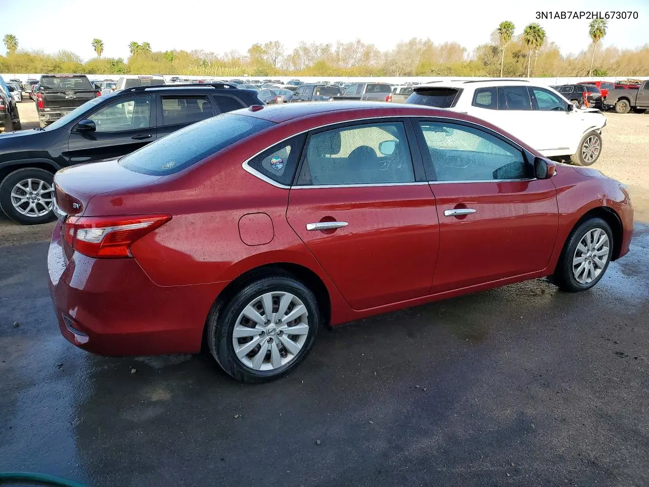 3N1AB7AP2HL673070 2017 Nissan Sentra S