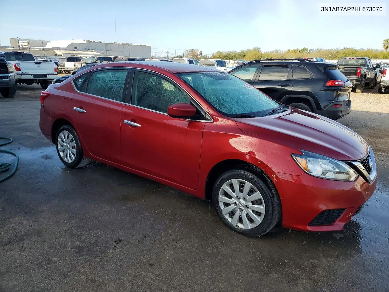 3N1AB7AP2HL673070 2017 Nissan Sentra S