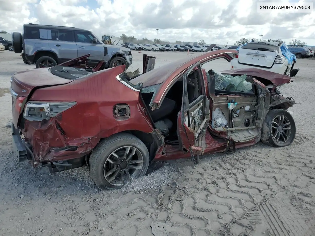3N1AB7AP0HY379508 2017 Nissan Sentra S