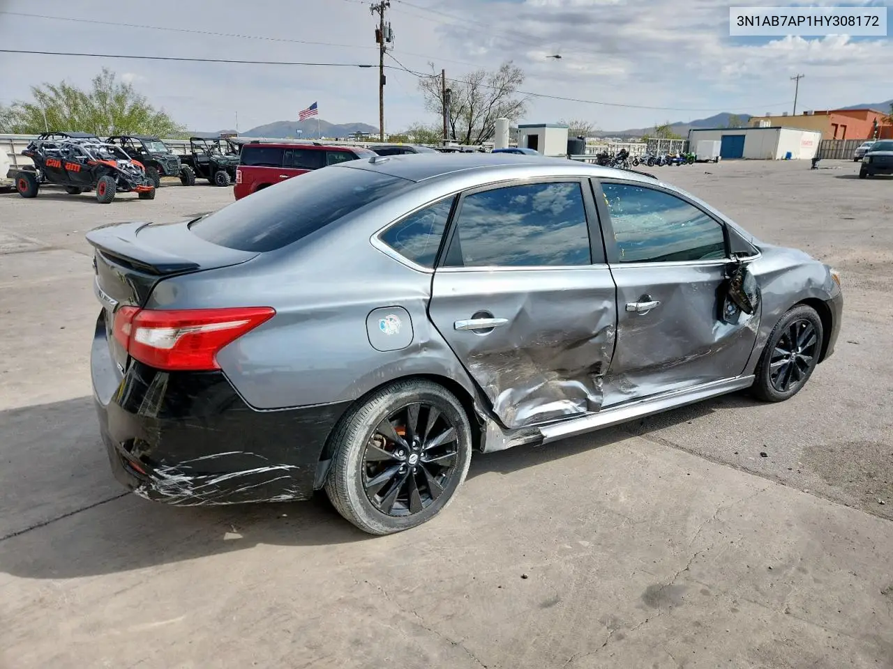 3N1AB7AP1HY308172 2017 Nissan Sentra S