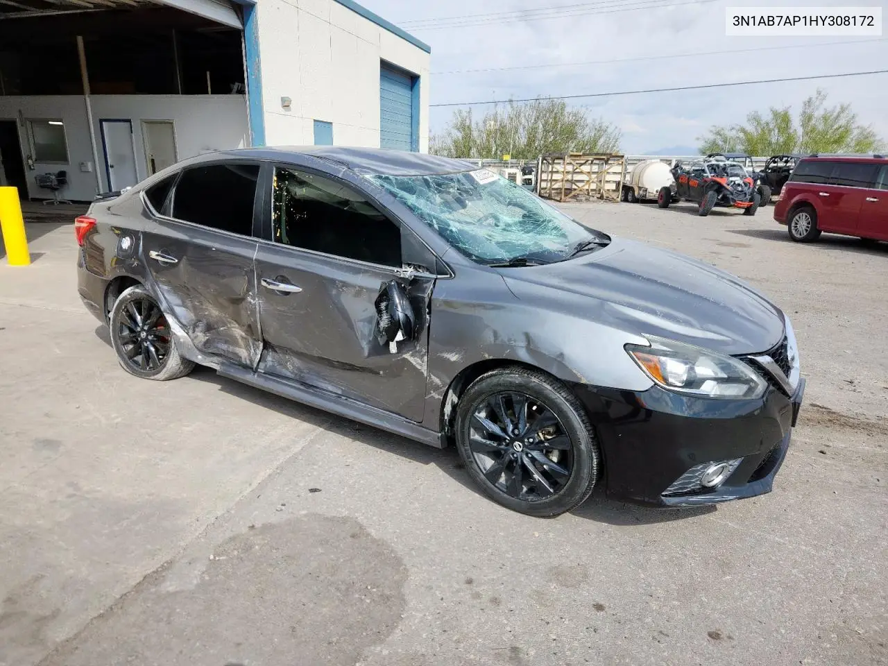 3N1AB7AP1HY308172 2017 Nissan Sentra S