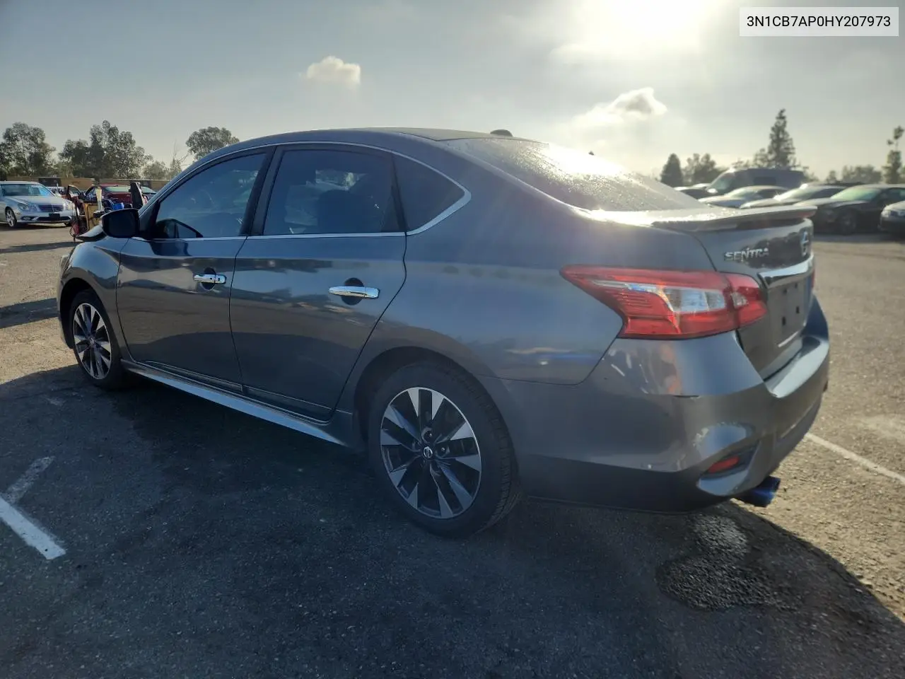 3N1CB7AP0HY207973 2017 Nissan Sentra Sr Turbo