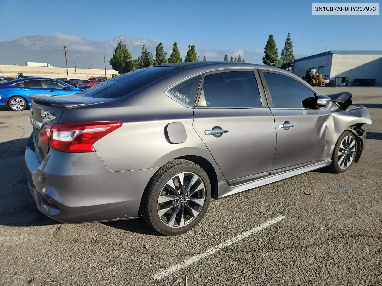 3N1CB7AP0HY207973 2017 Nissan Sentra Sr Turbo