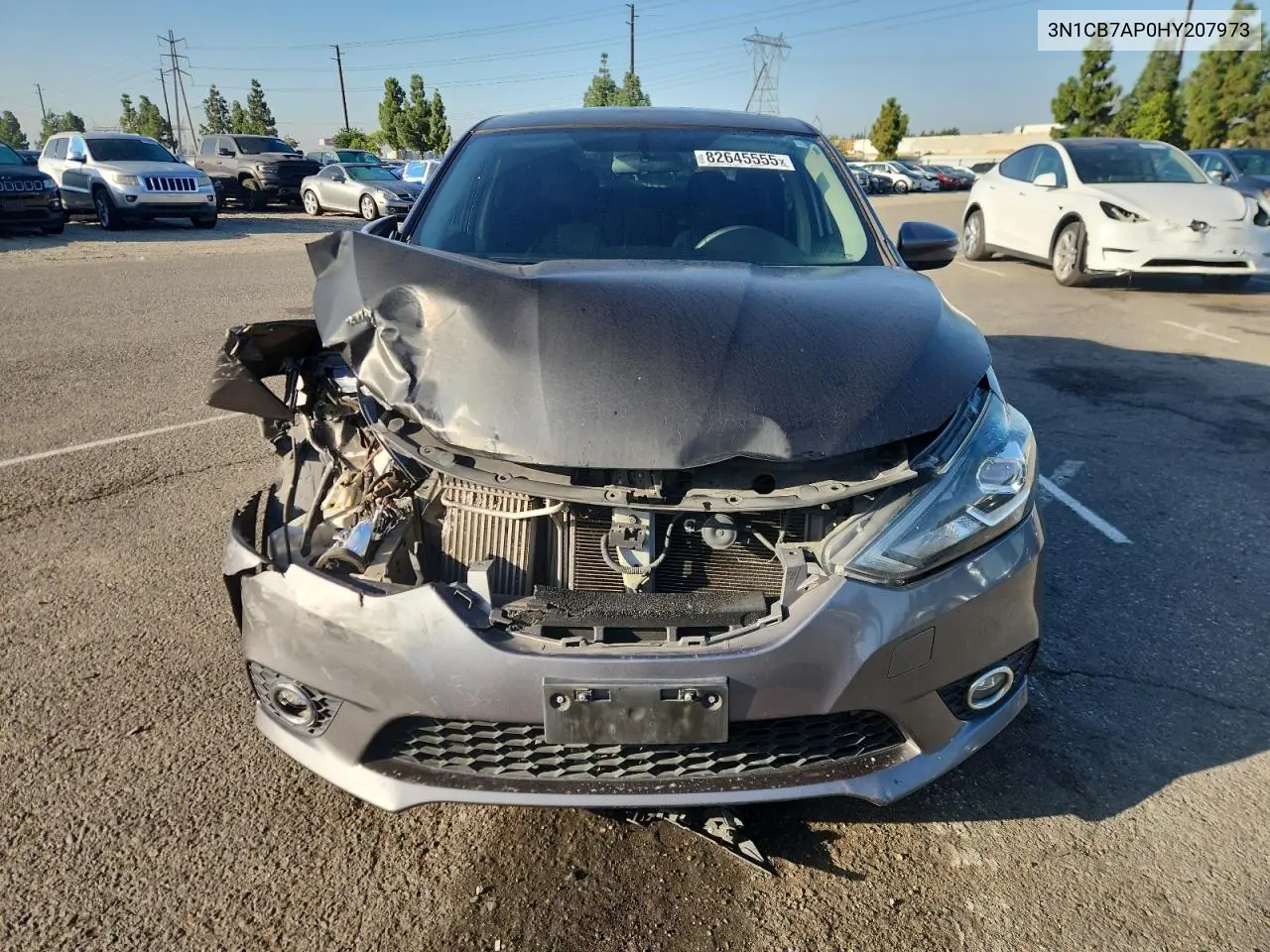 3N1CB7AP0HY207973 2017 Nissan Sentra Sr Turbo