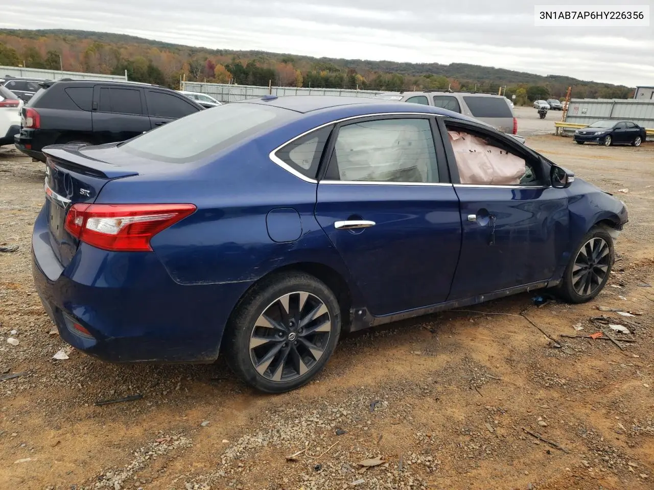 3N1AB7AP6HY226356 2017 Nissan Sentra S