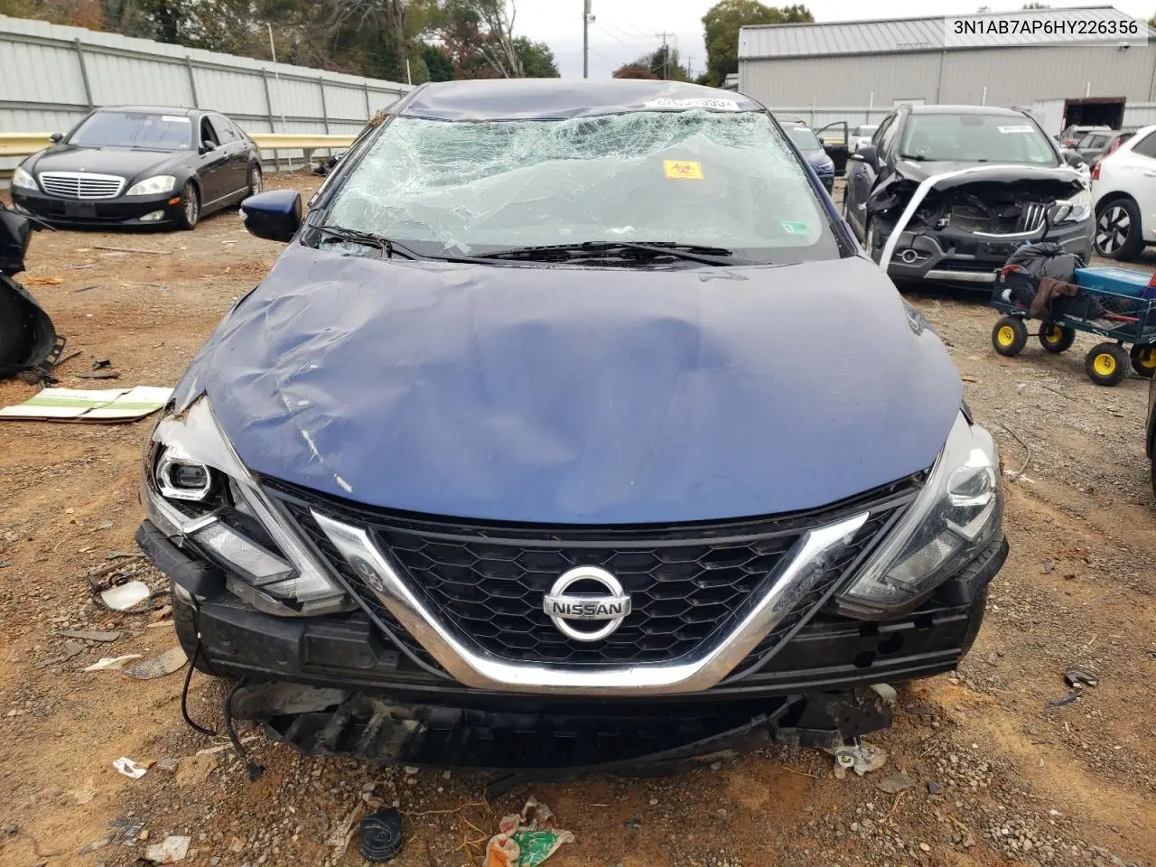 3N1AB7AP6HY226356 2017 Nissan Sentra S