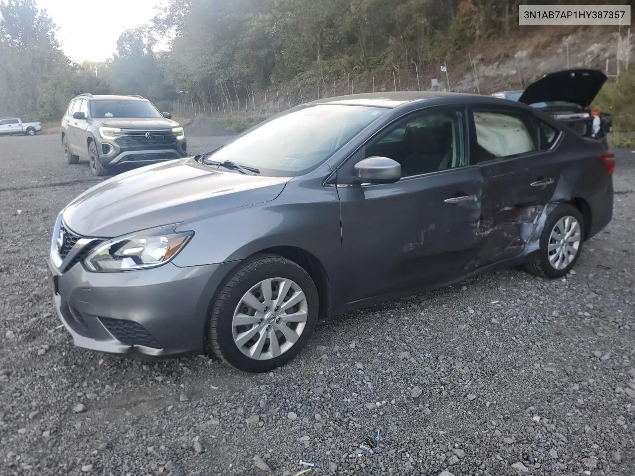 3N1AB7AP1HY387357 2017 Nissan Sentra S