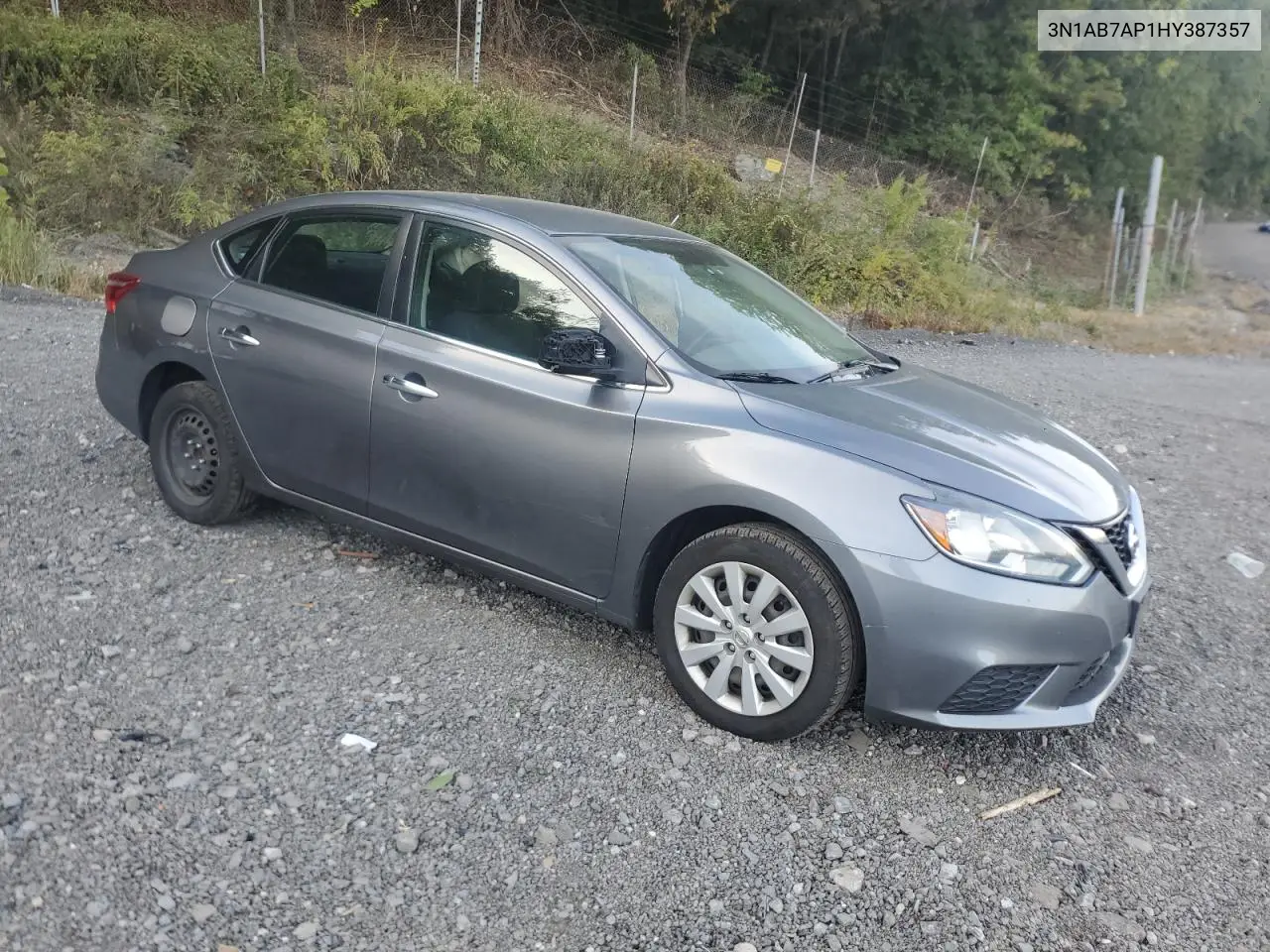 3N1AB7AP1HY387357 2017 Nissan Sentra S
