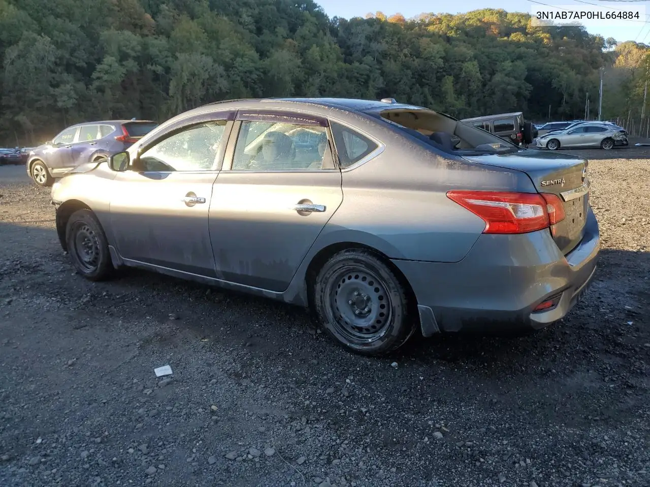 3N1AB7AP0HL664884 2017 Nissan Sentra S
