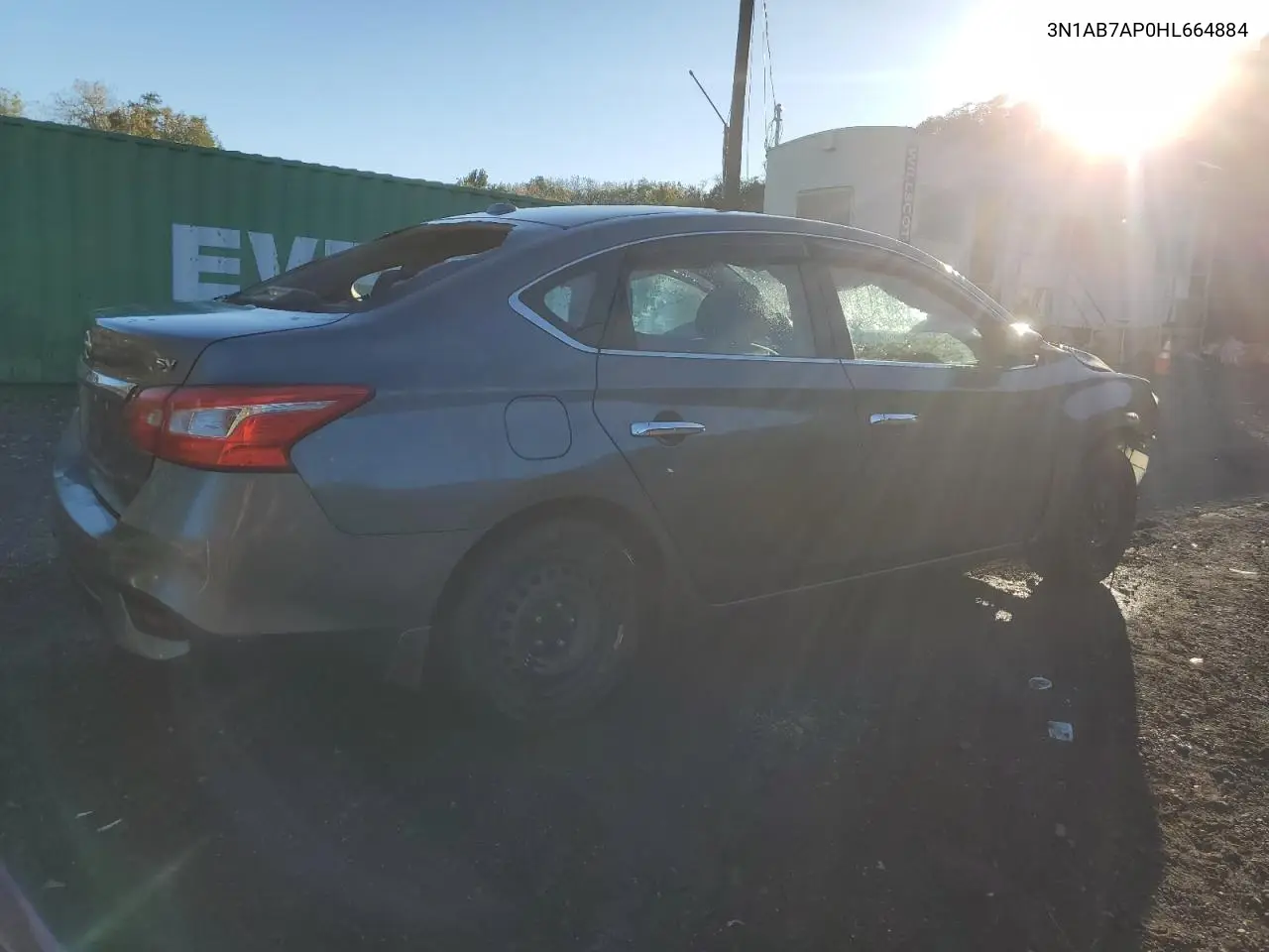 3N1AB7AP0HL664884 2017 Nissan Sentra S