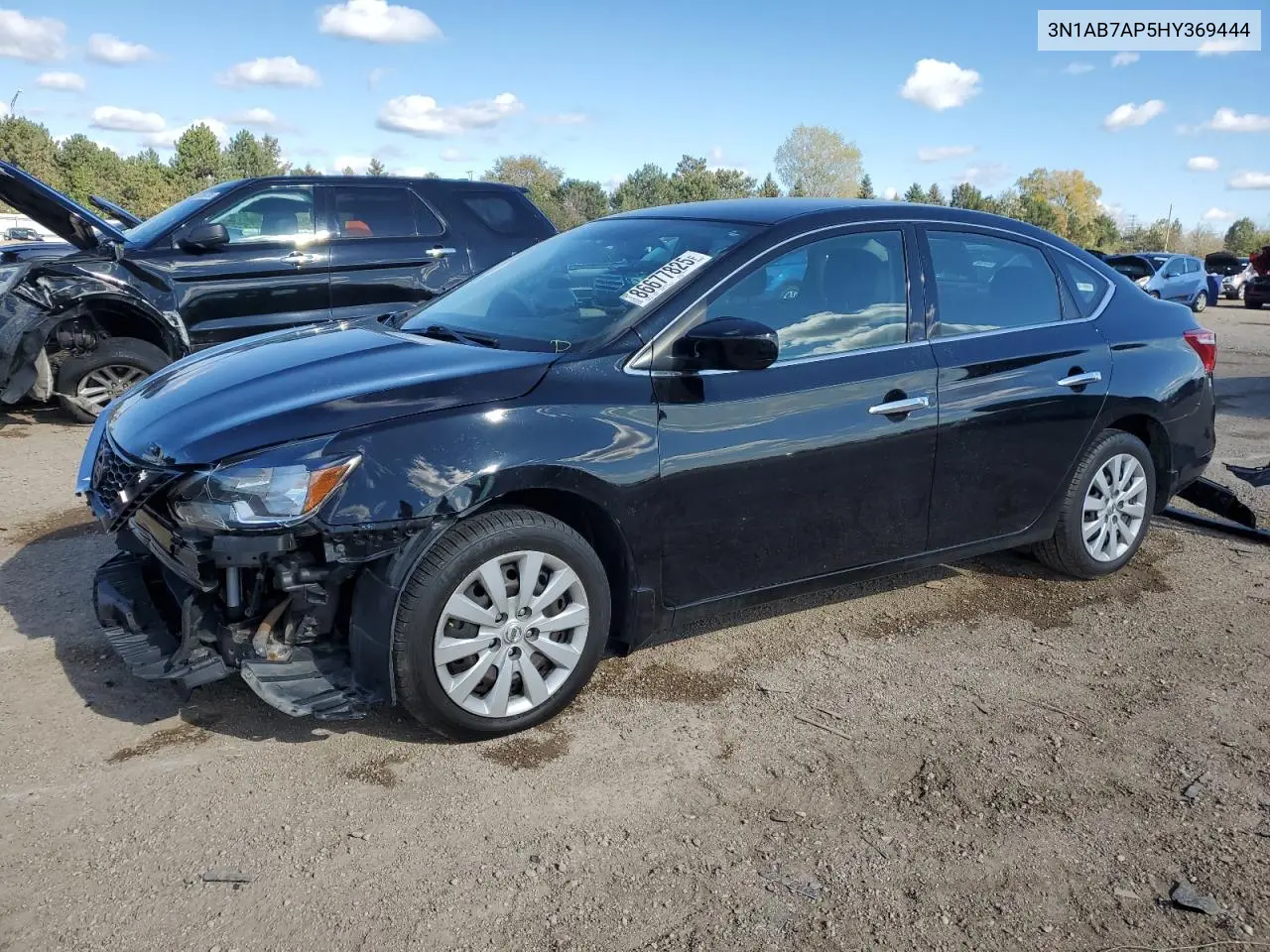 3N1AB7AP5HY369444 2017 Nissan Sentra S